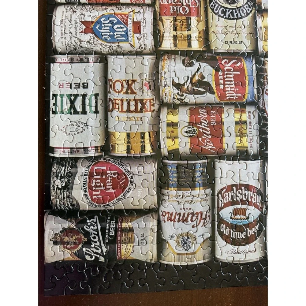 Springbok What's Your Pleasure Beer Puzzle Over 500 Pieces Vintage Complete - Picture 3 of 16